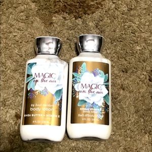 2 bath and body works lotion